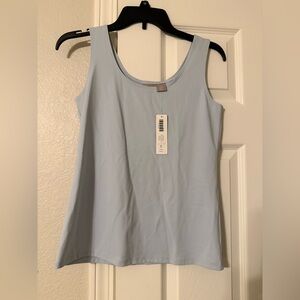 Chico's Pale Blue Scoop Neck Tank